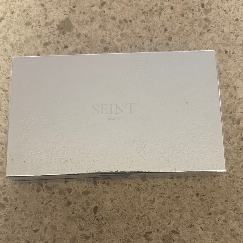 Silver Makeup Brush Case - used